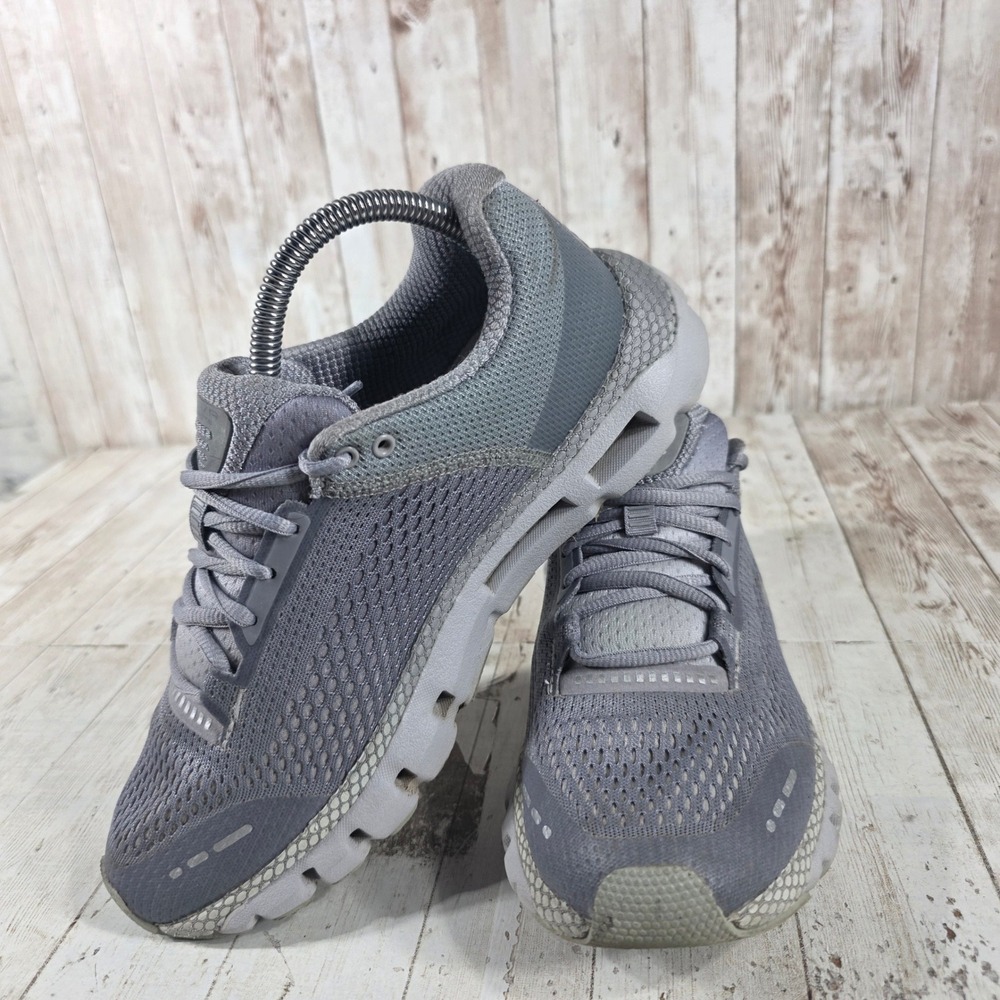 Under Armour HOVR Infinite Grey Running Shoes Womens 8.5 3021396-108 Low Top - Picture 5 of 8